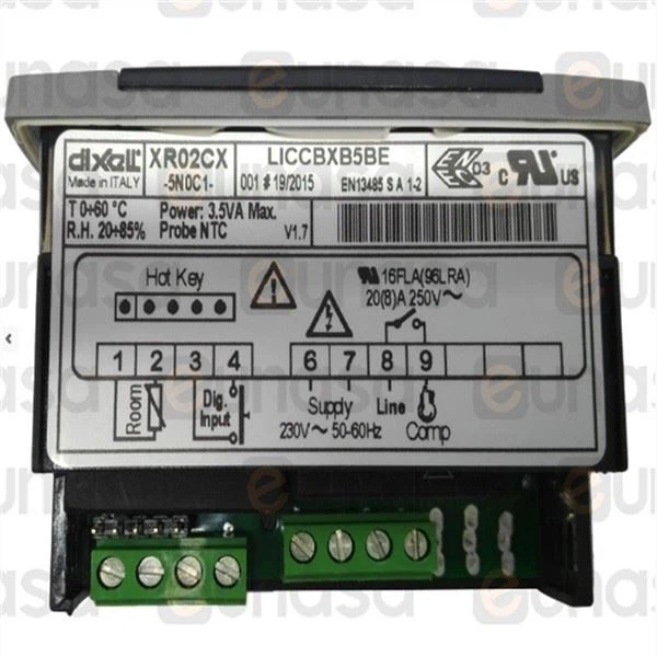 Parte di temperatura di refrigerazione Dixell per compressore HVAC